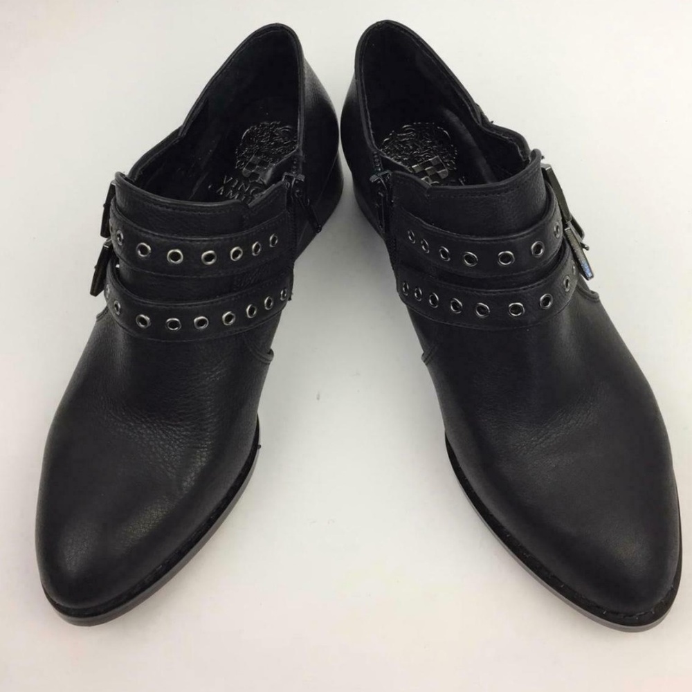 Vince Camuto Cosmika Buckle Leather Bootie sz 6.5